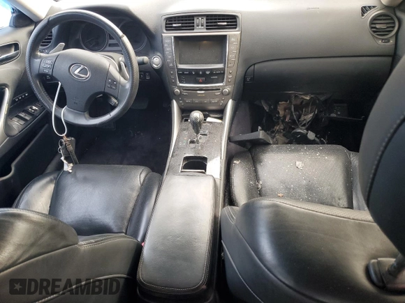 2010 Lexus IS 350 with VIN JTHBE5C2XA5024202, listed as a Copart auction lot 89040045 with Not Provided miles and Salvage Title. Bid and sale history available at DreamBid. Image 8.