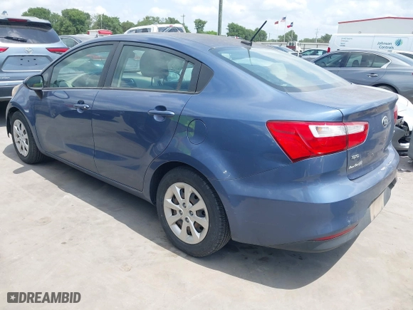 2016 Kia Rio LX with VIN KNADM4A32G6690392, listed as a IAAI auction lot 42075112 with 122,212 mi miles. Bid and sale history available at carsss.com. Image 3.