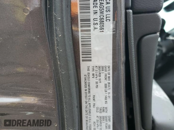2021 Jeep Grand Cherokee Laredo X with VIN 1C4RJEAG5MC680561, listed as a Copart auction lot 55693725 with 39,766 mi miles and Salvage title. Bid and sale history available at DreamBid. Image 13.