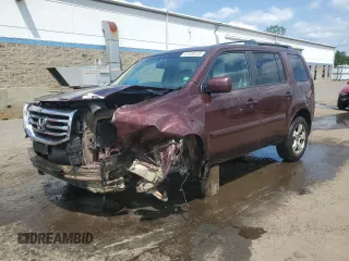 2013 Honda Pilot EX-L with VIN 5FNYF4H50DB013041, listed as a Copart auction lot 61490725 with 214,157 mi miles and Salvage title. Bid and sale history available at DreamBid. Image 1.