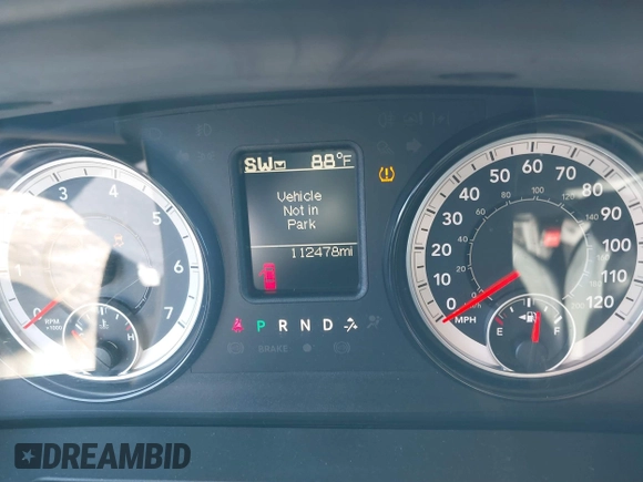 2018 Ram 1500 Express with VIN 1C6RR7FT0JS177927, listed as a IAAI auction lot 41640379 with 112,478 mi miles. Bid and sale history available at carsss.com. Image 7.
