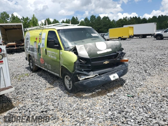 2016 Chevrolet Express Cargo with VIN 1GCWGAFFXG1289982, listed as a Copart auction lot 60210755 with Not provided miles and Salvage title. Bid and sale history available at DreamBid. Image 4.