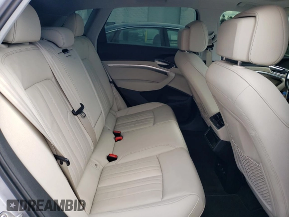 2021 Audi e-tron Premium with VIN WA1AAAGE7MB006939, listed as a Copart auction lot 45187924 with 49,600 mi miles and . Bid and sale history available at DreamBid. Image 10.