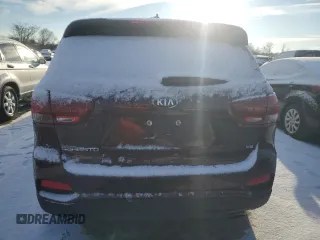 2019 Kia Sorento LX with VIN 5XYPGDA58KG475467, listed as a Copart auction lot 43527405 with 124,337 mi miles and Salvage Title. Bid and sale history available at carsss.com. Image 6.