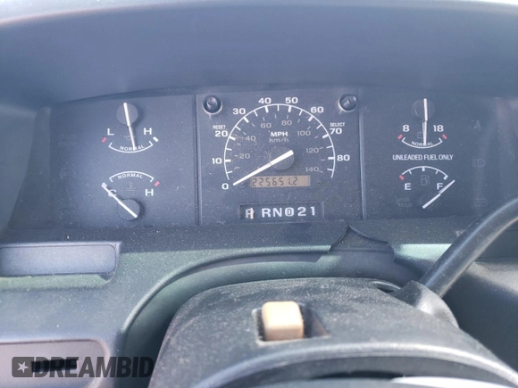 1996 Ford F-150 with VIN 1FTEX15H5TKA45899, listed as a Copart auction lot 44412295 with 225,651 mi miles and Salvage Title. Bid and sale history available at carsss.com. Image 9.