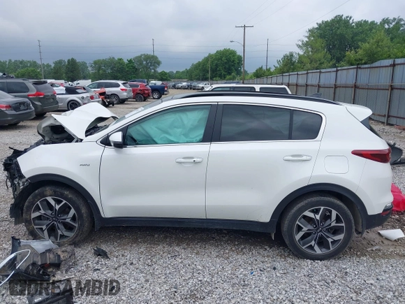 2022 Kia Sportage EX with VIN KNDPNCAC7N7981212, listed as a IAAI auction lot 42530071 with 86,176 mi miles and . Bid and sale history available at DreamBid. Image 13.