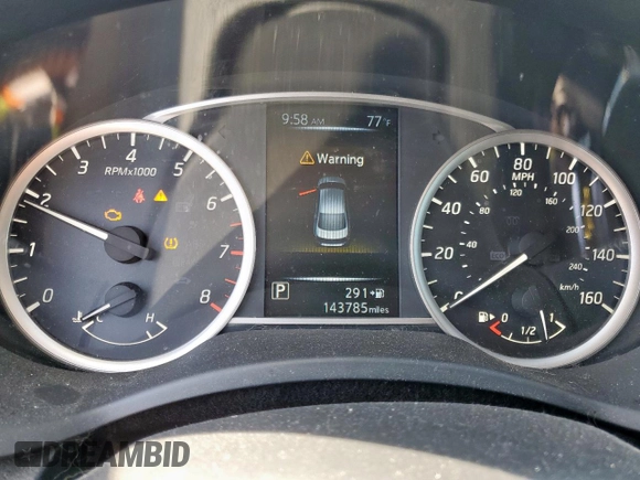 2017 Nissan Sentra SV with VIN 3N1AB7AP7HY306555, listed as a Copart auction lot 53614815 with 143,785 mi miles and Salvage Title. Bid and sale history available at DreamBid. Image 9.