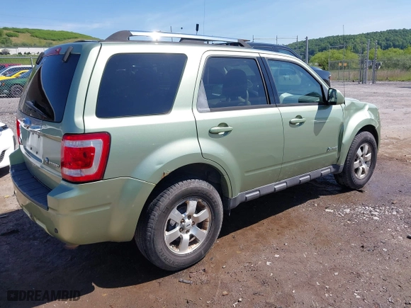 2009 Ford Escape Hybrid with VIN 1FMCU493X9KA56174, listed as a IAAI auction lot 39435925 with 158,171 mi miles. Bid and sale history available at carsss.com. Image 4.