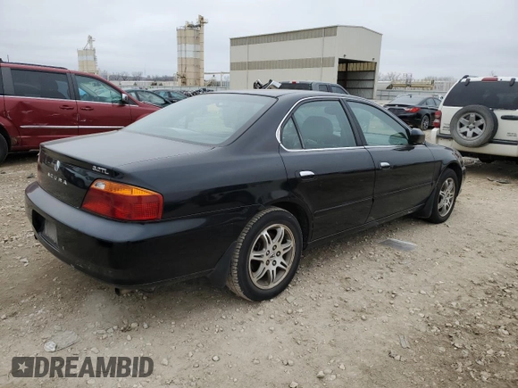 1999 Acura TL with VIN 19UUA5653XA042750, listed as a Copart auction lot 83714204 with 155,617 mi miles and Salvage Title. Bid and sale history available at carsss.com. Image 3.