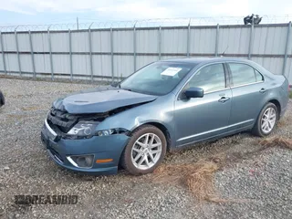 2012 Ford Fusion SEL with VIN 3FAHP0JG1CR106090, listed as a IAAI auction lot 39492904 with 120,721 mi miles. Bid and sale history available at carsss.com. Image 2.
