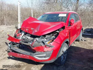 2015 Kia Sportage LX with VIN KNDPBCAC0F7740506, listed as a IAAI auction lot 41807081 with 104,428 mi miles. Bid and sale history available at carsss.com. Image 2.