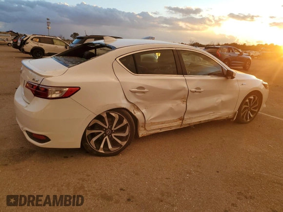 2018 Acura ILX Premium with VIN 19UDE2F8XJA005196, listed as a Copart auction lot 82755314 with 29,383 mi miles and Salvage title. Bid and sale history available at DreamBid. Image 3.
