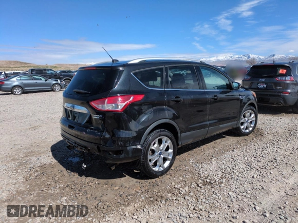 2014 Ford Escape Titanium with VIN 1FMCU9JX5EUC66899, listed as a Copart auction lot 48939795 with 125,814 mi miles and Salvage Title. Bid and sale history available at carsss.com. Image 3.