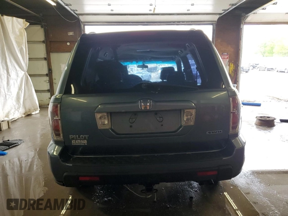 2007 Honda Pilot LX with VIN 5FNYF18127B027538, listed as a Copart auction lot 57455685 with Not provided miles and Salvage title. Bid and sale history available at DreamBid. Image 6.