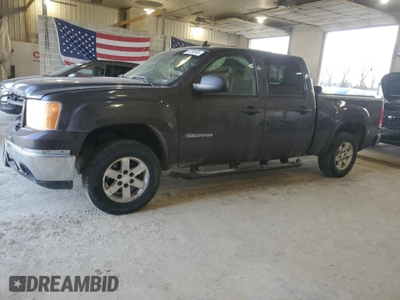 2011 GMC Sierra 1500 SLE with VIN 3GTP2VE32BG134998, listed as a Copart auction lot 48790505 with 103,006 mi miles and Salvage title. Bid and sale history available at DreamBid. Image 1.
