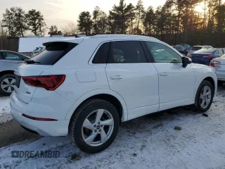 2022 Audi Q3 Premium with VIN WA1AUCF32N1002159, listed as a Copart auction lot 86177364 with 29,458 mi miles and Salvage Title. Bid and sale history available at carsss.com. Image 3.