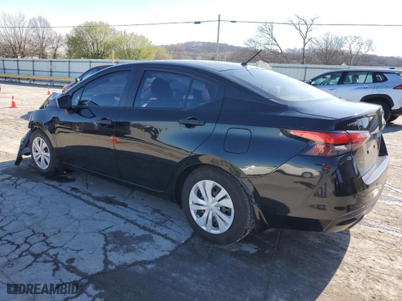2020 Nissan Versa S with VIN 3N1CN8DV5LL901815, listed as a Copart auction lot 50559625 with 76,593 mi miles and Non Repairable. Bid and sale history available at carsss.com. Image 2.