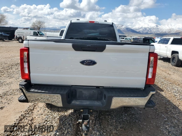2024 Ford Super Duty F-250 SRW XL with VIN 1FT7W2BA2RED32472, listed as a Copart auction lot 49108255 with 15,826 mi miles and Salvage Title. Bid and sale history available at carsss.com. Image 6.