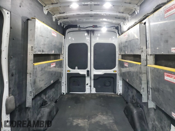 2020 Ford Transit Cargo with VIN 1FTBW3U88LKB34059, listed as a Copart auction lot 57055695 with 77,813 mi miles and Clean title. Bid and sale history available at DreamBid. Image 10.