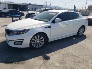 2015 Kia Optima EX with VIN 5XXGN4A7XFG512763, listed as a Copart auction lot 51869605 with 132,666 mi miles and Clean Title. Bid and sale history available at carsss.com. Image 1.