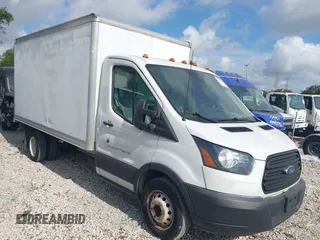 2019 Ford Transit with VIN 1FDBF8ZM6KKA67975, listed as a IAAI auction lot 42294894 with 108,670 mi miles and . Bid and sale history available at DreamBid. Image 1.