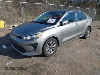 2022 Kia Rio S with VIN 3KPA24ADXNE458764, listed as a IAAI auction lot 41503859 with 43,252 mi miles. Bid and sale history available at carsss.com. Image 18.