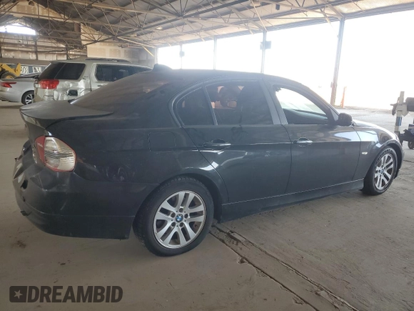 2006 BMW 3 Series 325i with VIN WBAVB13536KX51777, listed as a Copart auction lot 57082425 with 206,336 mi miles and Salvage title. Bid and sale history available at DreamBid. Image 3.
