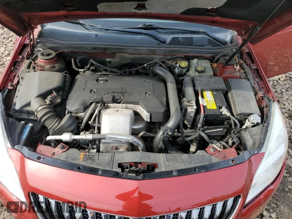 2014 Buick Regal with VIN 2G4GL5EX6E9179064, listed as a Copart auction lot 52340625 with 106,135 mi miles and Salvage Title. Bid and sale history available at DreamBid. Image 11.