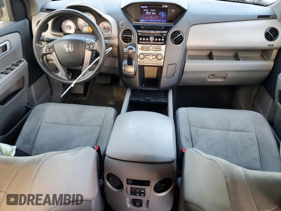 2013 Honda Pilot LX with VIN 5FNYF3H22DB014062, listed as a Copart auction lot 45481404 with 144,141 mi miles and Salvage title. Bid and sale history available at DreamBid. Image 8.