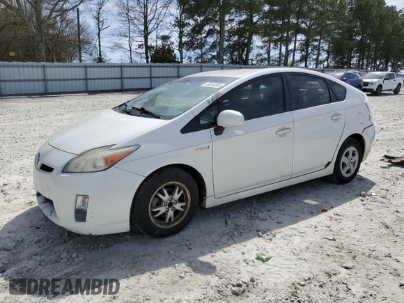 2010 Toyota Prius II with VIN JTDKN3DU5A0164905, listed as a Copart auction lot 49558555 with 181,910 mi miles and Salvage Title. Bid and sale history available at carsss.com. Image 1.