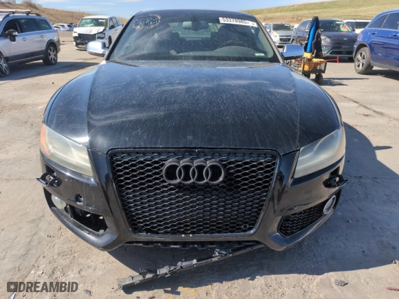 2012 Audi S5 Prestige with VIN WAUVVAFR5CA002163, listed as a Copart auction lot 53378985 with 124,105 mi miles and Salvage Title. Bid and sale history available at carsss.com. Image 5.