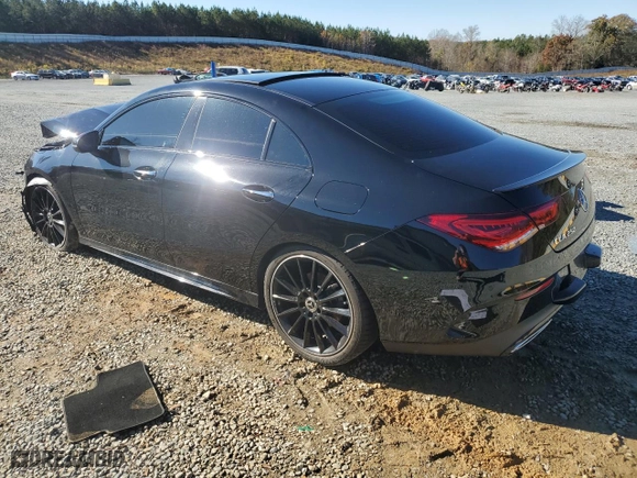 2023 Mercedes-Benz CLA with VIN W1K5J4GBXPN330460, listed as a Copart auction lot 81113644 with 16,522 mi miles and Salvage Title. Bid and sale history available at carsss.com. Image 2.