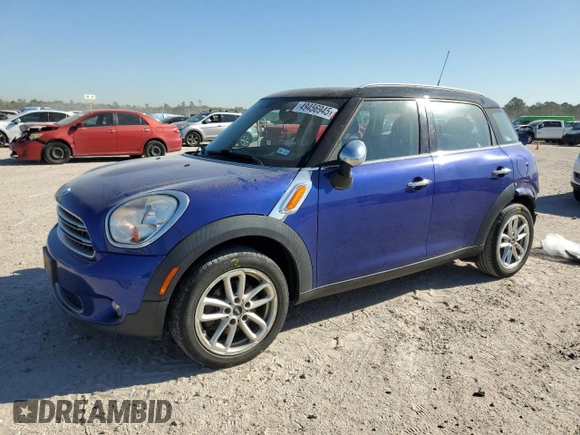 2015 MINI Countryman with VIN WMWZB3C53FWR44727, listed as a Copart auction lot 49456945 with 89,381 mi miles and Salvage Title. Bid and sale history available at DreamBid. Image 1.