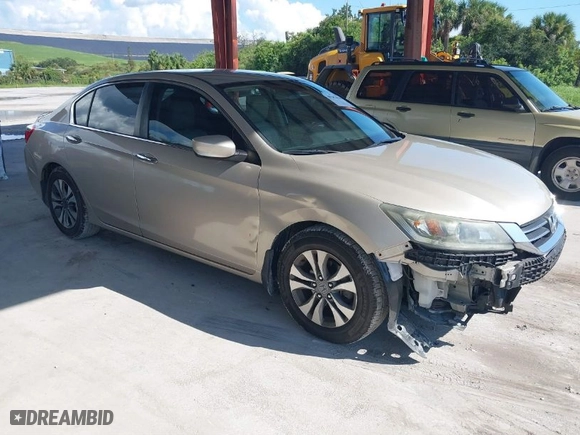 2014 Honda Accord Sedan LX with VIN 1HGCR2F32EA265540, listed as a IAAI auction lot 40387820 with 118,452 mi miles. Bid and sale history available at carsss.com. Image 1.