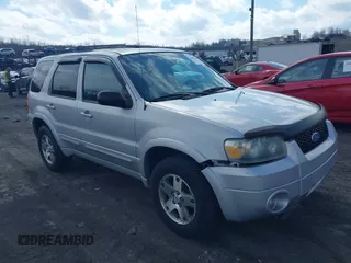 2005 Ford Escape Limited with VIN 1FMYU94125KA81010, listed as a IAAI auction lot 41865373 with 123,972 mi miles. Bid and sale history available at carsss.com. Image 1.