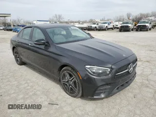 2023 Mercedes-Benz E 450 with VIN W1KZF5KB1PB102106, listed as a Copart auction lot 49478015 with 15,384 mi miles and Salvage Title. Bid and sale history available at DreamBid. Image 4.