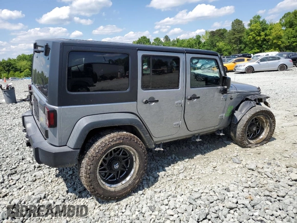 2016 Jeep Wrangler Unlimited Sport z VIN 1C4BJWDG1GL187340, wystawiony jako Copart lot #56011075 z przebiegiem 155 215 mil mil oraz Szkoda całkowita • Salvage title. Historia ofert i sprzedaży dostępna na DreamBid. Obrazek 3.