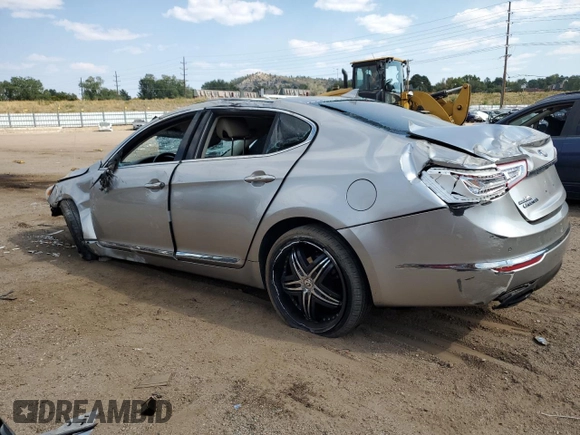 2014 Kia Cadenza Premium with VIN KNALN4D77E5126487, listed as a Copart auction lot 75335474 with 0 mi miles and Salvage Title. Bid and sale history available at carsss.com. Image 2.