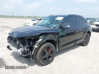 2025 Audi Q5 S line Premium z VIN WA1GAAFY3S2040329, wystawiony jako IAAI lot #41896569 z przebiegiem 2 575 mil mil oraz . Historia ofert i sprzedaży dostępna na DreamBid. Obrazek 2.