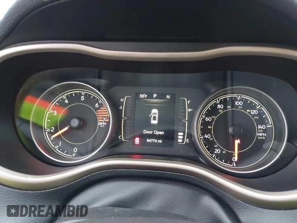 2016 Jeep Cherokee Latitude with VIN 1C4PJMCBXGW112540, listed as a IAAI auction lot 42336449 with 94,774 mi miles and . Bid and sale history available at DreamBid. Image 7.