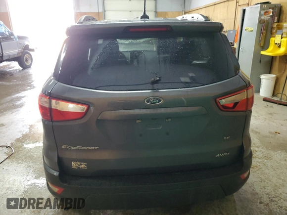 2020 Ford EcoSport SE with VIN MAJ6S3GL4LC355915, listed as a Copart auction lot 54054635 with 127,049 mi miles and Salvage Title. Bid and sale history available at DreamBid. Image 6.