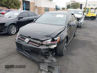 2019 Volkswagen Golf GTI S with VIN 3VW6T7AU9KM002693, listed as a IAAI auction lot 41734391 with 50,308 mi miles. Bid and sale history available at carsss.com. Image 2.