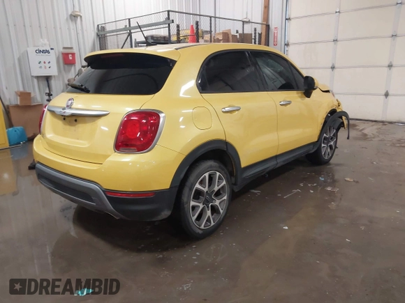 2016 FIAT 500X Trekking with VIN ZFBCFXCT8GP367324, listed as a IAAI auction lot 41570094 with 101,537 mi miles and . Bid and sale history available at DreamBid. Image 4.