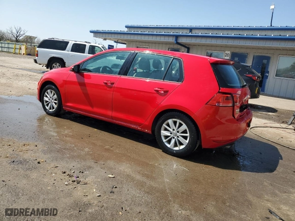 2016 Volkswagen Golf TSI SE with VIN 3VW217AU3GM065008, listed as a Copart auction lot 53892935 with 42,482 mi miles and Salvage Title. Bid and sale history available at carsss.com. Image 2.