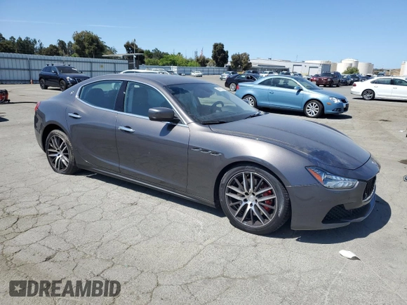 2016 Maserati Ghibli S with VIN ZAM57RSA3G1169053, listed as a Copart auction lot 58970355 with 73,843 mi miles and Salvage title. Bid and sale history available at DreamBid. Image 4.