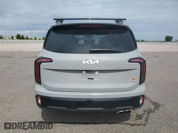 2024 Kia Telluride SX Prestige X-Pro with VIN 5XYP5DGC7RG518167, listed as a Copart auction lot 57938705 with 15,234 mi miles and Salvage title. Bid and sale history available at DreamBid. Image 6.
