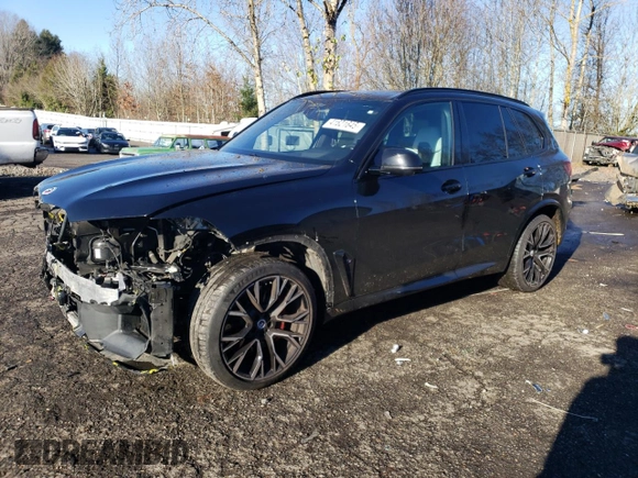 2022 BMW X5 M z VIN 5YMJU0C06N9M49374, wystawiony jako Copart lot #41621645 z przebiegiem 36 242 mil mil oraz Szkoda całkowita • Salvage title. Historia ofert i sprzedaży dostępna na DreamBid. Obrazek 1.