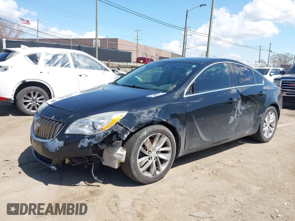 2015 Buick Regal Premium I with VIN 2G4GN5EX6F9208123, listed as a IAAI auction lot 42082556 with 168,725 mi miles. Bid and sale history available at carsss.com. Image 19.
