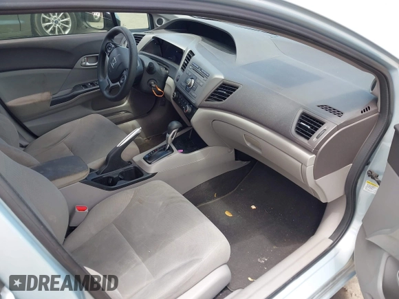 2012 Honda Civic EX with VIN 19XFB2F80CE061339, listed as a IAAI auction lot 41996585 with 112,841 mi miles and . Bid and sale history available at DreamBid. Image 5.