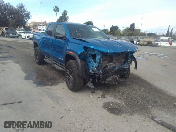 2023 GMC Canyon 2WD Elevation with VIN 1GTP5BEK7P1131310, listed as a IAAI auction lot 41473478 with 1 mi miles. Bid and sale history available at carsss.com. Image 1.